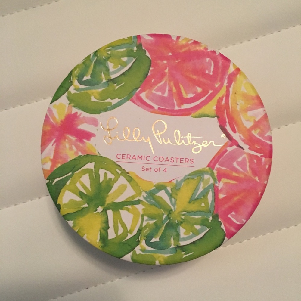 Lilly Pulitzer coasters (set of 4)